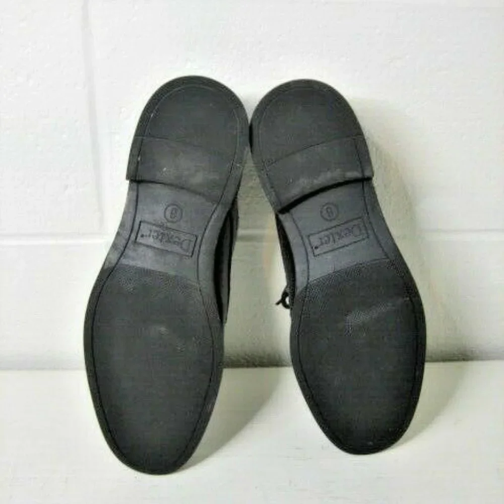 dexter comfort oxford dress black size 8
